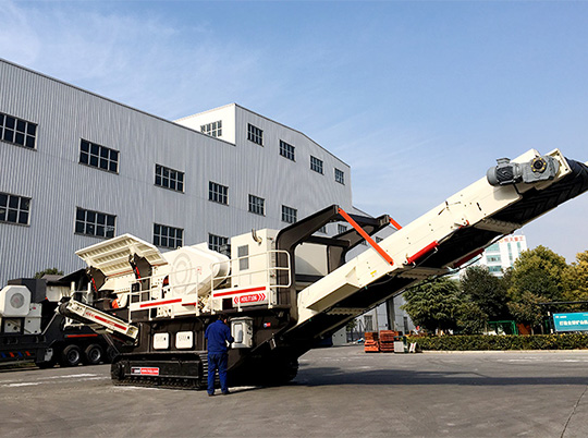 Wotetrack履帶式移動(dòng)破碎站，助力建筑垃圾資源化利用!